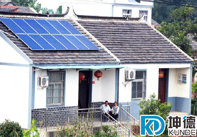 河南省光伏發電公司5千瓦居民電站