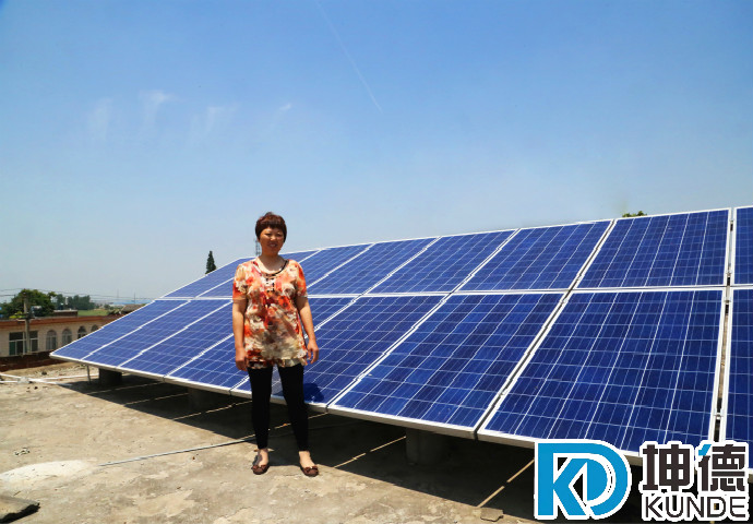 河南省光伏發電公司12千瓦居民電站